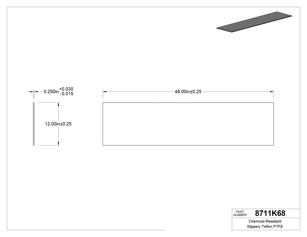 Technical drawing - 8711K68
